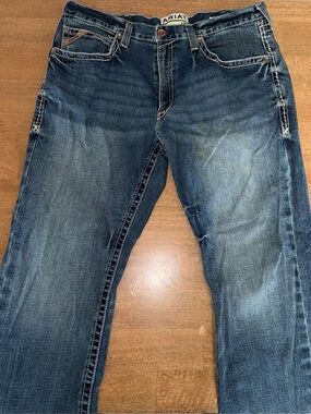Ariat M5 Straight Fit Straight Leg Jeans Mens 36x30 Western Denim